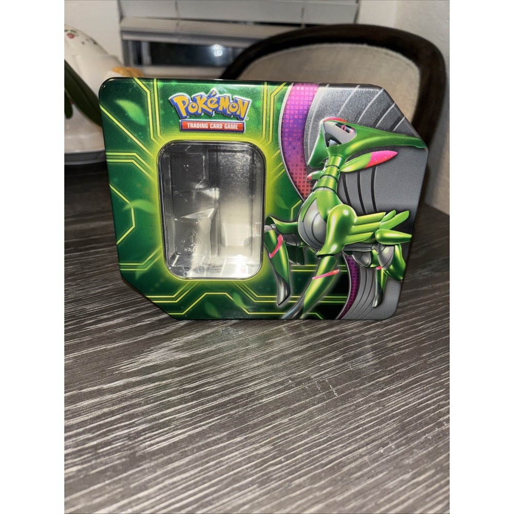 Poke'mon Green Empty‎ Trading Card Game Tin